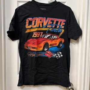 Black Corvette Graphic T-Shirt
